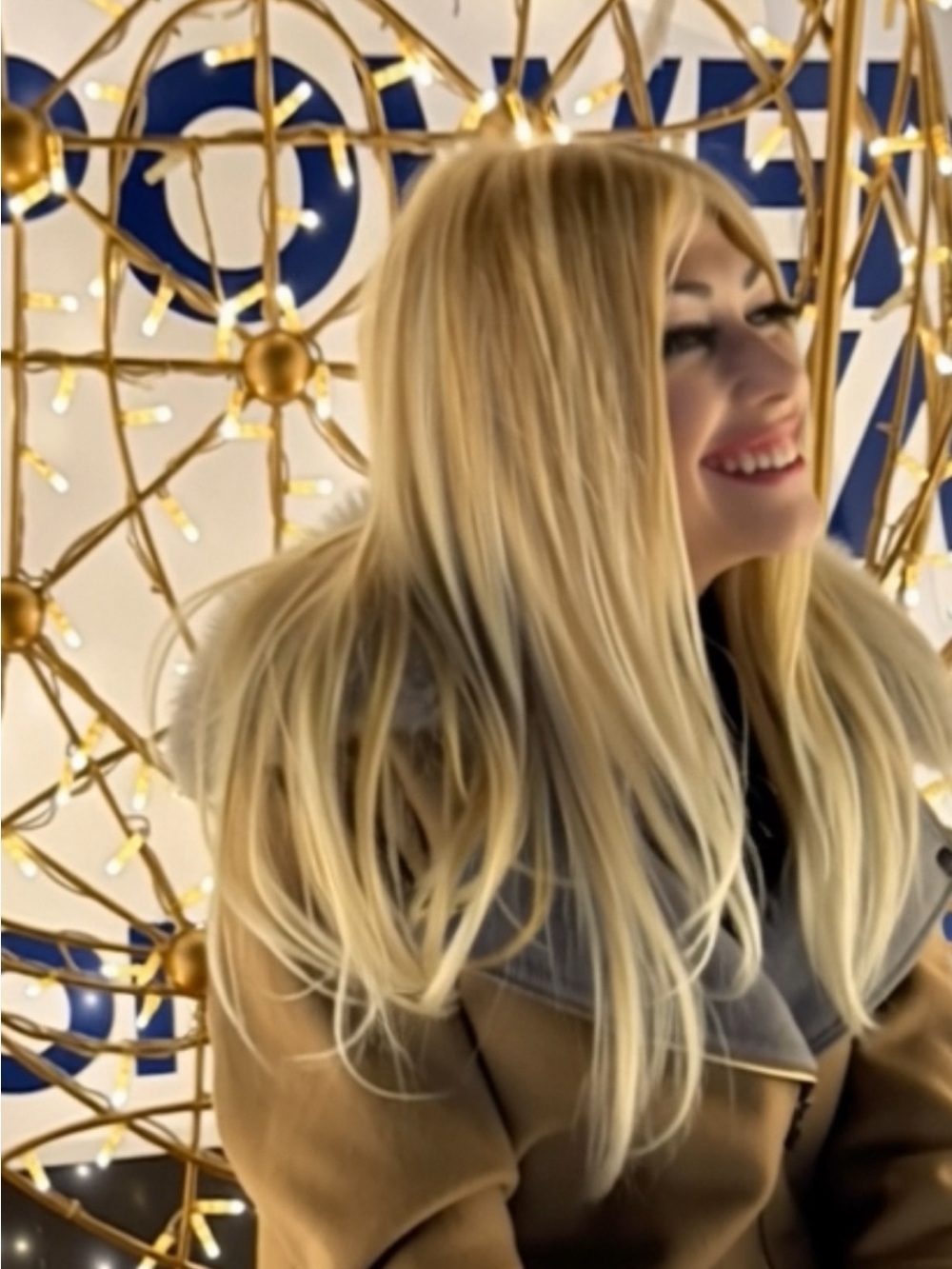 Noriko by Aderans Blonde Hair Long Thick Wig